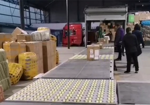 物流掃碼稱重測體積自動(dòng)分揀系統(tǒng)